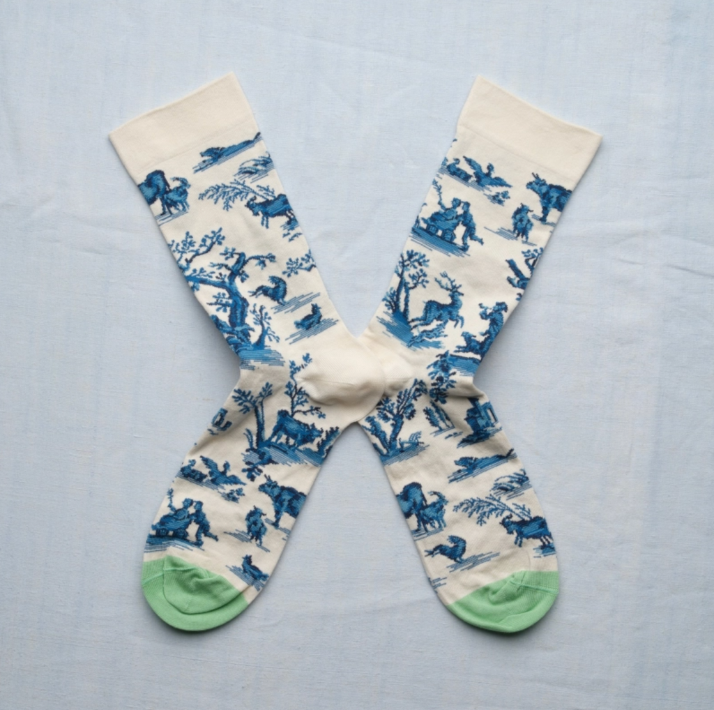 Bonne Maison Toile de Jouy - Countryside Delights | Midcalf Sock