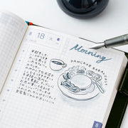 HOBONICHI 2027 | Kakimori x TSUKI no Iro: Pigment Ink - Hobonichi Techo Standard Color