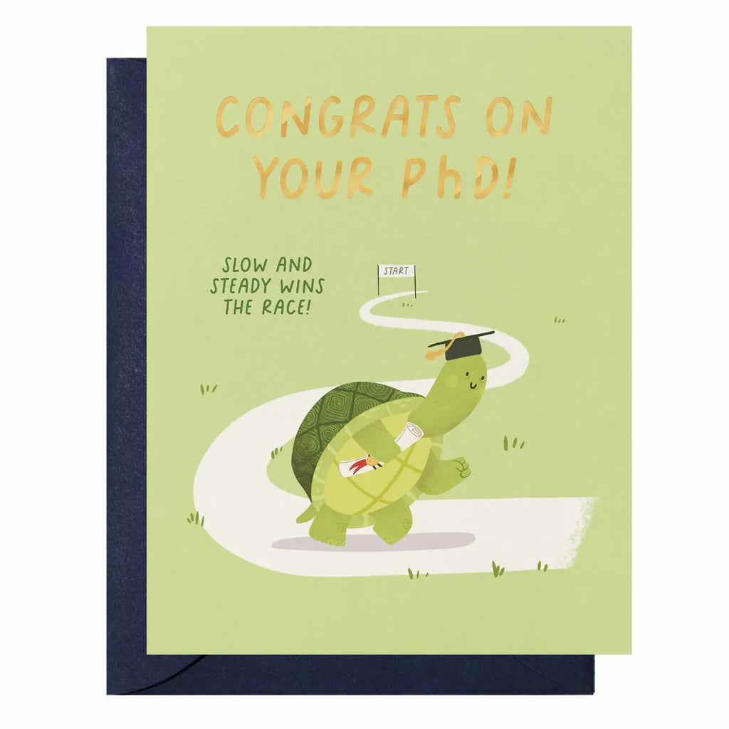 Slow and Steady Graduation Card