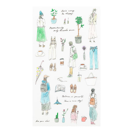 Midori Transfer Sticker for Journaling | Fashion & Lifestyle