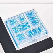 KORI JIRUSHI Clear Stamp | 6 Pc Set  | Flags
