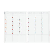 HOBONICHI TECHO HON 2026 | A5 | Paper Series: Black Gingham