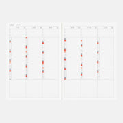 HOBONICHI COUSIN AVEC BOOKS | A5 | Daily 6-month, Jan start/Monday start
