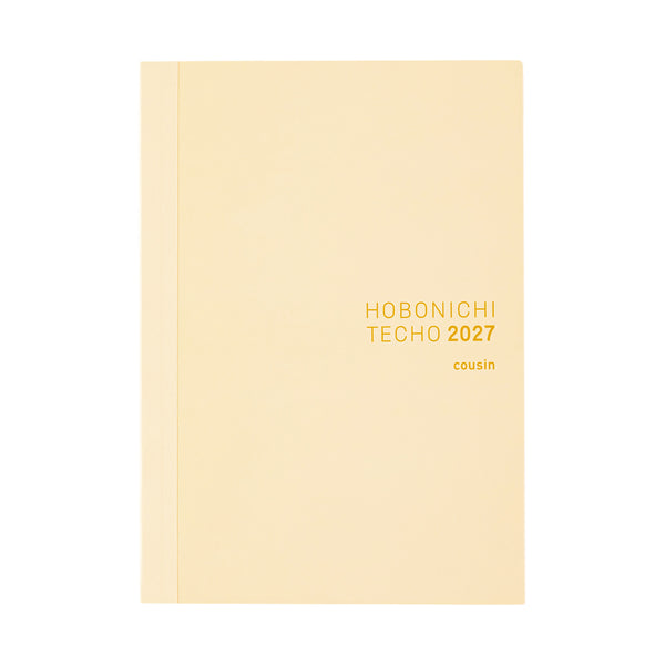 HOBONICHI TECHO 2027 | Cousin Book A5 (English)