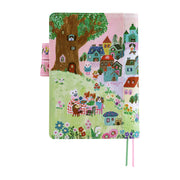 HOBONICHI | A5 Cousin Cover | Yumi Kitagishi: White Cat Village