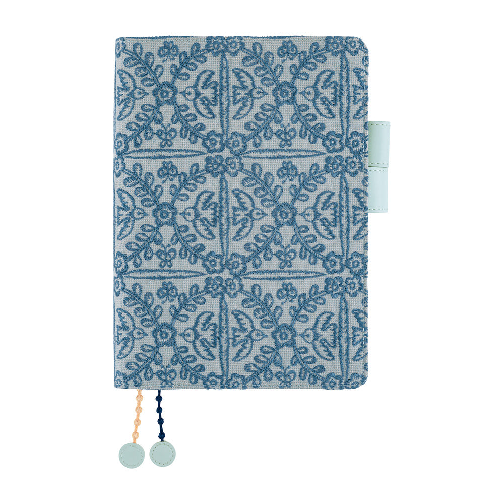 HOBONICHI | Cousin A5 Cover | mina perhonen: felice (Blue)