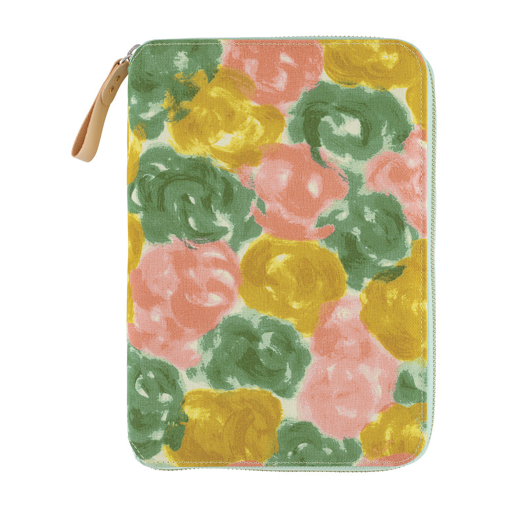 HOBONICHI | Cousin A5 Cover | mina perhonen: Glass Flower (Pink Mix)
