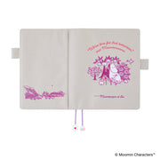 HOBONICHI | A5 Original Cover | Moomin: My Yard (Pink Gray)