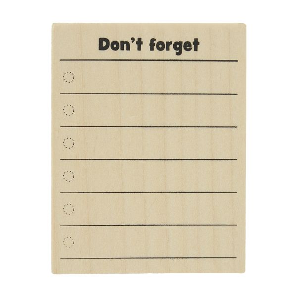 Don't Forget Stamp