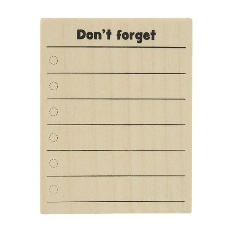 Don't Forget Stamp