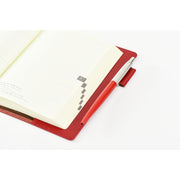 HOBONICHI 5-YEAR TECHO LEATHER COVER | A6 | Red