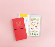 OTONA Sticker File for Sticker Sheets | Red
