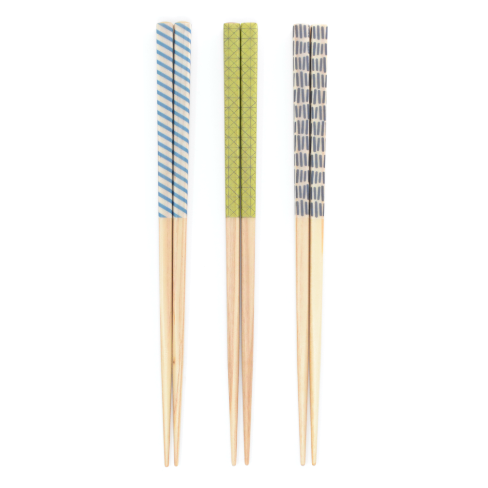 Ihana Pattern Chopsticks - Asst Colors