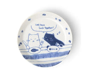 Lunch Date Cats Plate 5.5”