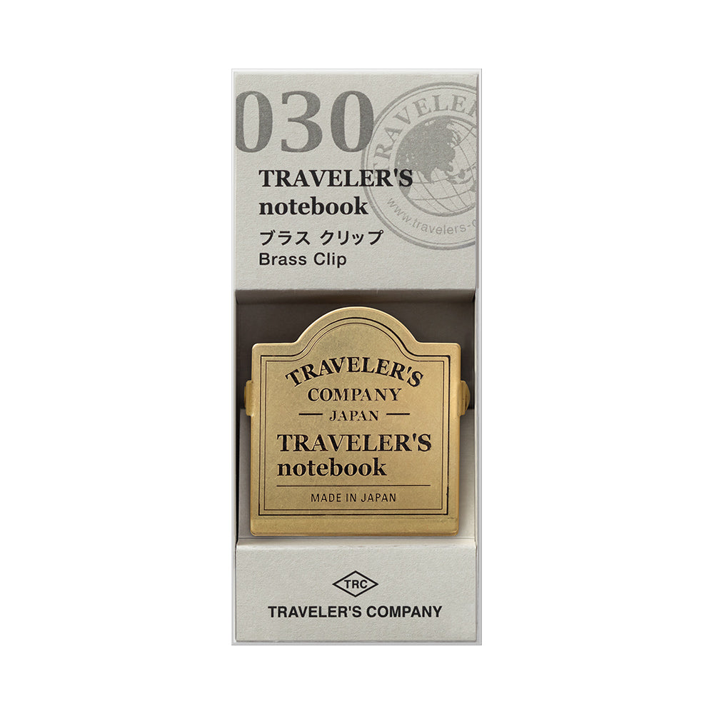 Traveler’s Brass Notebook Clip