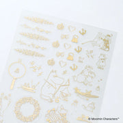 HOBONICHI | Moomin | Foil-Stamped Clear Stickers : Adventure Log
