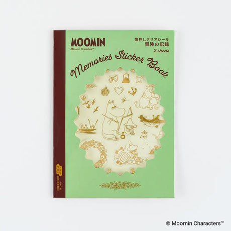 HOBONICHI | Moomin | Foil-Stamped Clear Stickers : Adventure Log