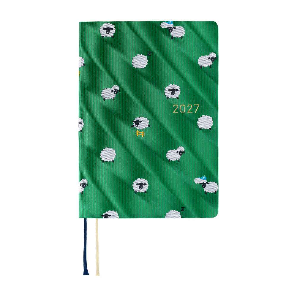 HOBONICHI TECHO HON 2027 | A6 |  Bow & Tie SHEEP