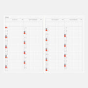 HOBONICHI ORIGINAL BOOK | A6 | Daily, January Start/Mon Start (English)