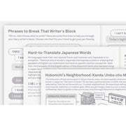 HOBONICHI ORIGINAL BOOK | A6 | Daily, January Start/Mon Start (English)