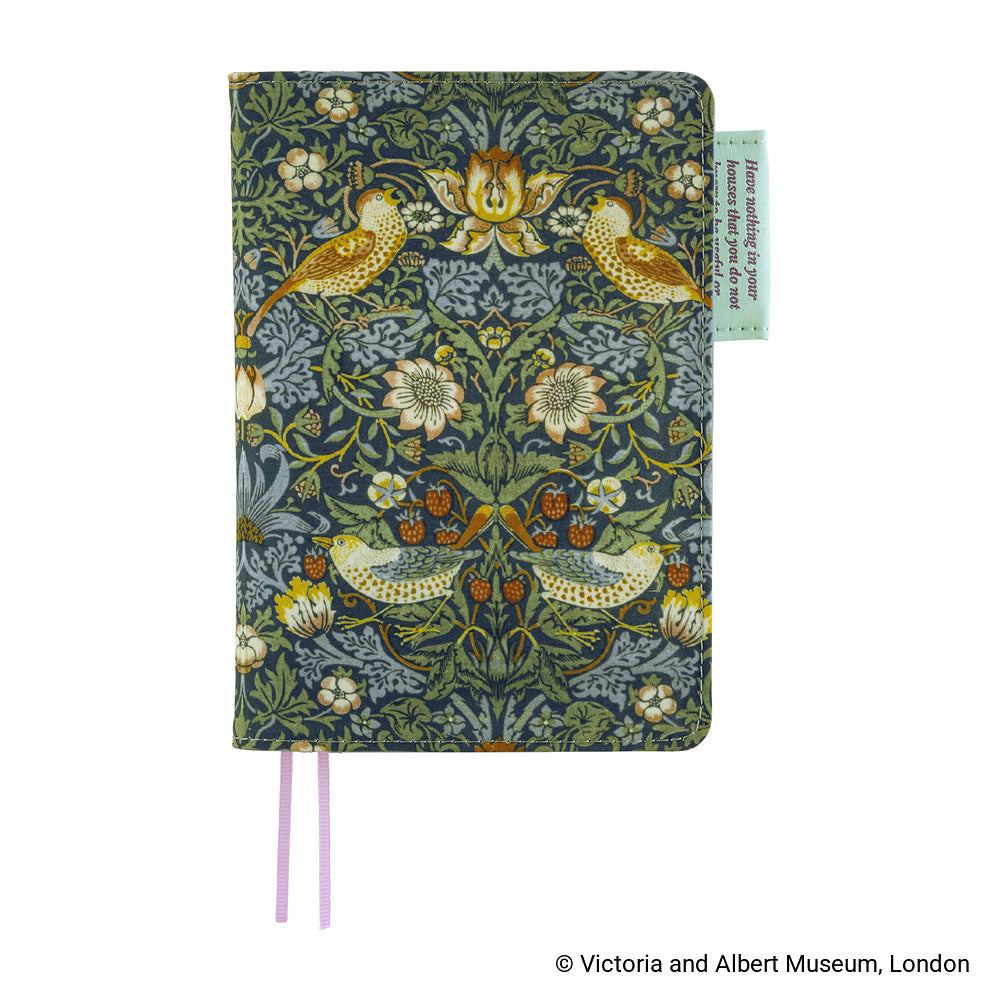 Hobonichi | A6 Original Cover | V&A Series: Strawberry Thief