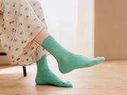 Nishiguchi Kutsushita Egyptian Cotton Socks | Turquoise Bus (2026 Limited Color)