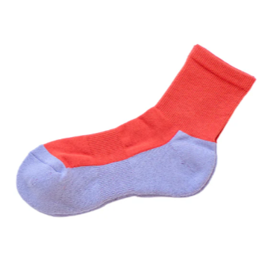 Nishiguchi Kutsushita Cotton Cashmere Walking Socks | Colorful Flags (2026 Limited Color)