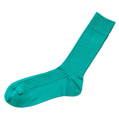 Nishiguchi Kutsushita Silk Cotton Ribbed Socks | Cast Iron Railings (2026 Limited Color)