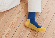 Nishiguchi Kutsushita Wool Pile Trail/Walk Socks | Pier Yellow (2026 Seasonal Color)