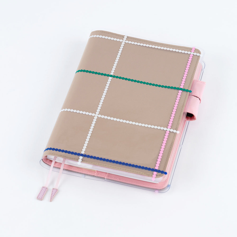 HOBONICHI 2027 | Cousin A5 Cover | Yoshie Watanabe: Dotted Plaid