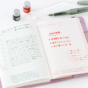 HOBONICHI 2027 | Kakimori x TSKUI no IRO: Mini Ink Bottle Set | (Jan-Jun)  AND (Jul-Dec)
