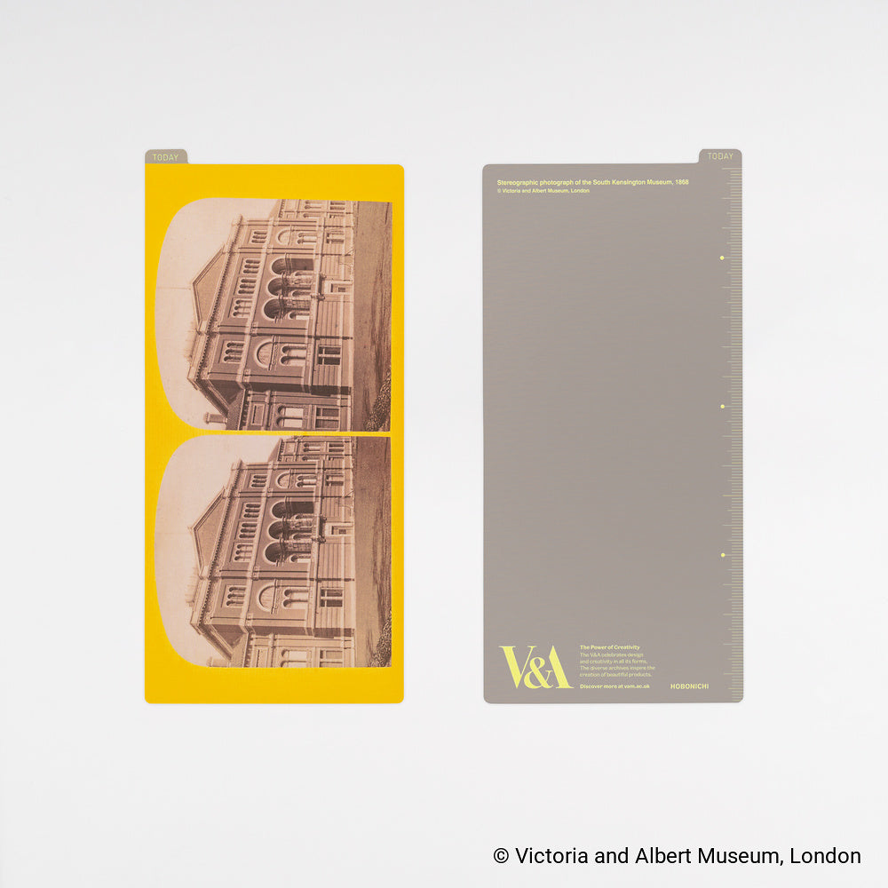 HOBONICHI 2027 | V&A Series Pencil Board: Mueseum Stereographic Photograph (Weeks)