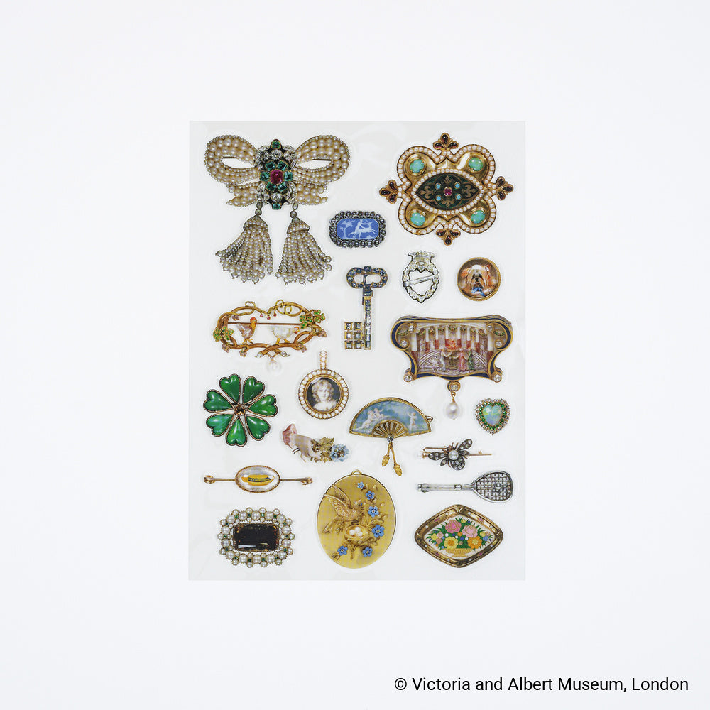 HOBONICHI 2027 | V&A Series: Almost Actual Size Jewelry Stickers