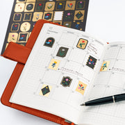 HOBONICHI 2027 | Yoshie Watanabe: Foil-Stamped Stickers (Petit Bloom)