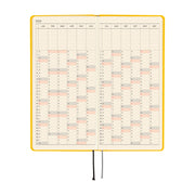 HOBONICHI TECHO 2026 | WEEKS | Full Moon Yellow
