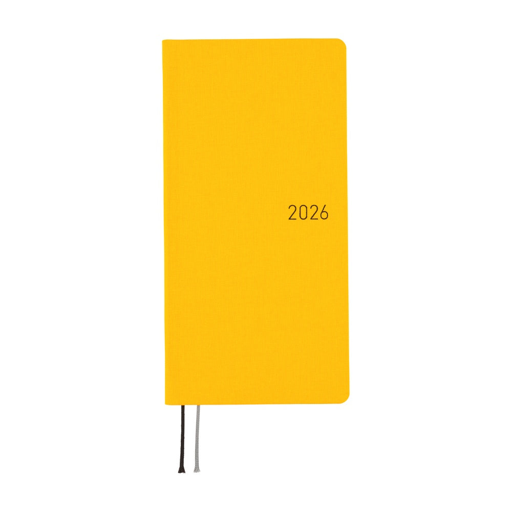HOBONICHI TECHO 2026 | WEEKS MEGA | Full Moon Yellow