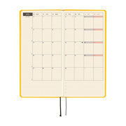 HOBONICHI TECHO 2026 | WEEKS MEGA | Full Moon Yellow