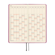 HOBONICHI TECHO 2026 | WEEKS MEGA | Peony Purple