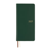 HOBONICHI TECHO 2027 | WEEKS | Leather: Forest Green