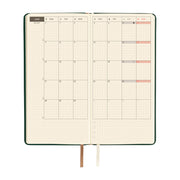HOBONICHI TECHO 2027 | WEEKS | Leather: Forest Green