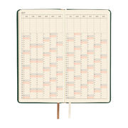 HOBONICHI TECHO 2027 | WEEKS | Leather: Forest Green