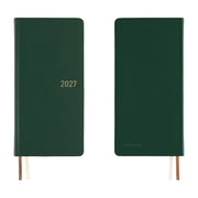 HOBONICHI TECHO 2027 | WEEKS | Leather: Forest Green