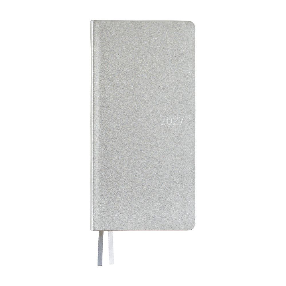 HOBONICHI TECHO 2027 | WEEKS | Leather: Noble Silver