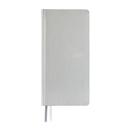 HOBONICHI TECHO 2027 | WEEKS | Leather: Noble Silver