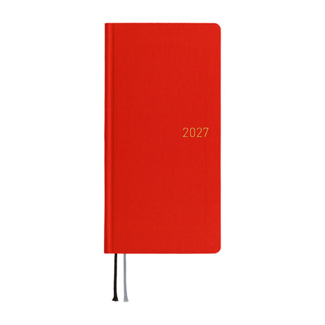 HOBONICHI TECHO 2027 | WEEKS | Poppy Red