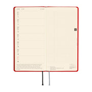 HOBONICHI TECHO 2027 | WEEKS | Poppy Red