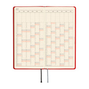 HOBONICHI TECHO 2027 | WEEKS | Poppy Red