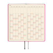 HOBONICHI TECHO 2027 | WEEKS | Sapphire Pink
