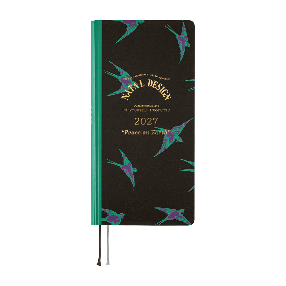 HOBONICHI TECHO 2027 | WEEKS | Natal Design: Lucky Swallow