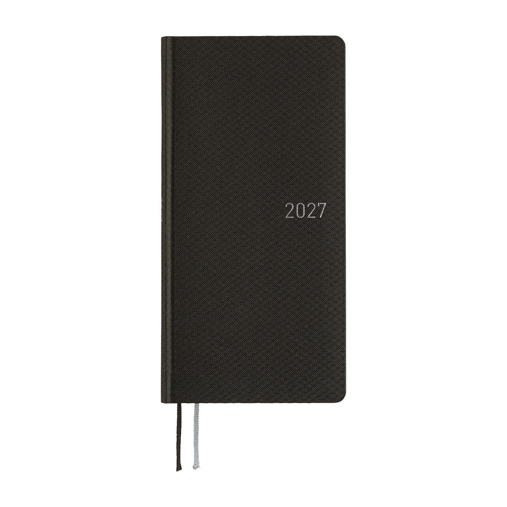 HOBONICHI TECHO 2027 | WEEKS | Paper Series: Black Argyle